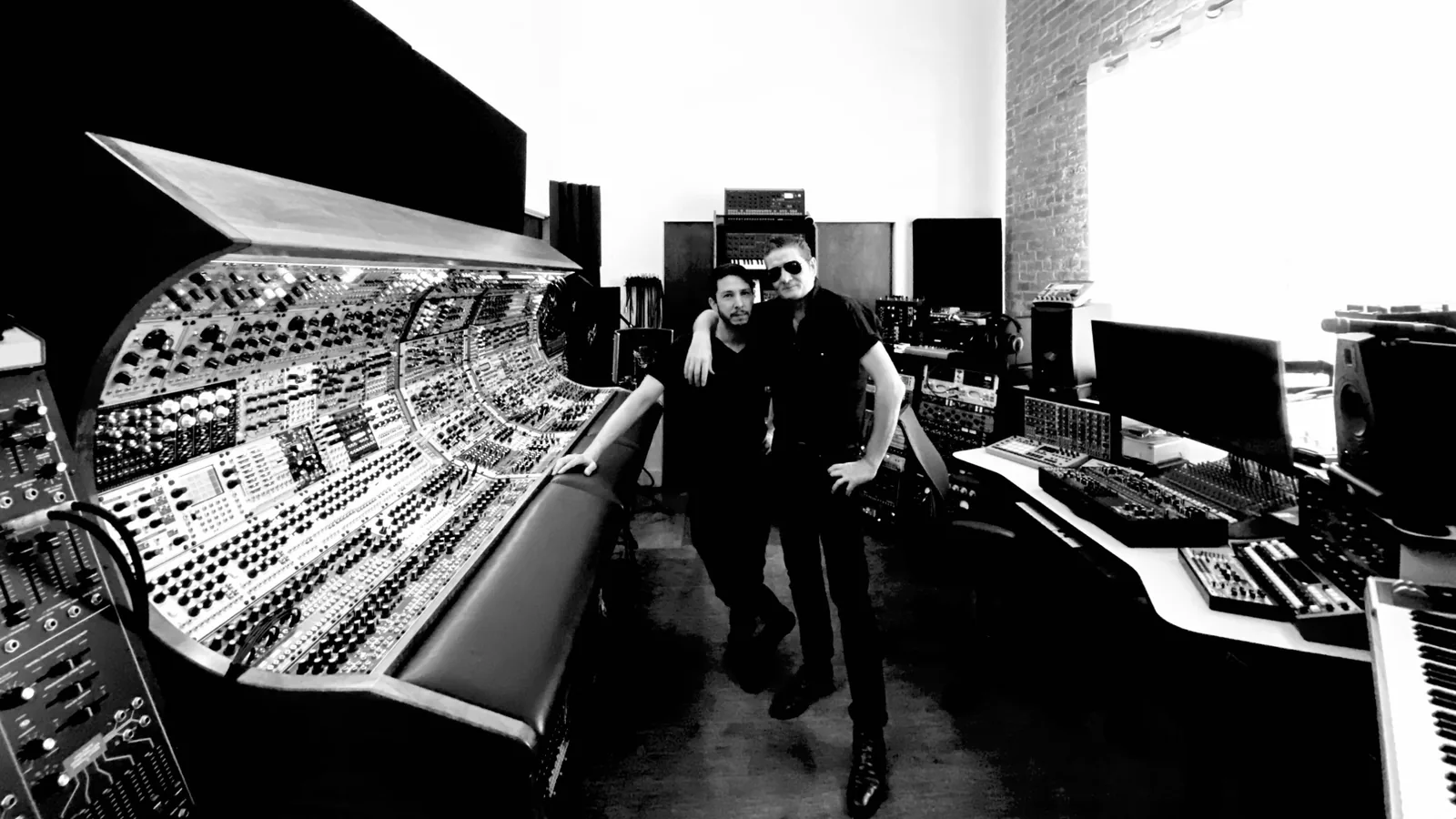 Control room, the Los Angeles studio, with Douglas J. McCarthy